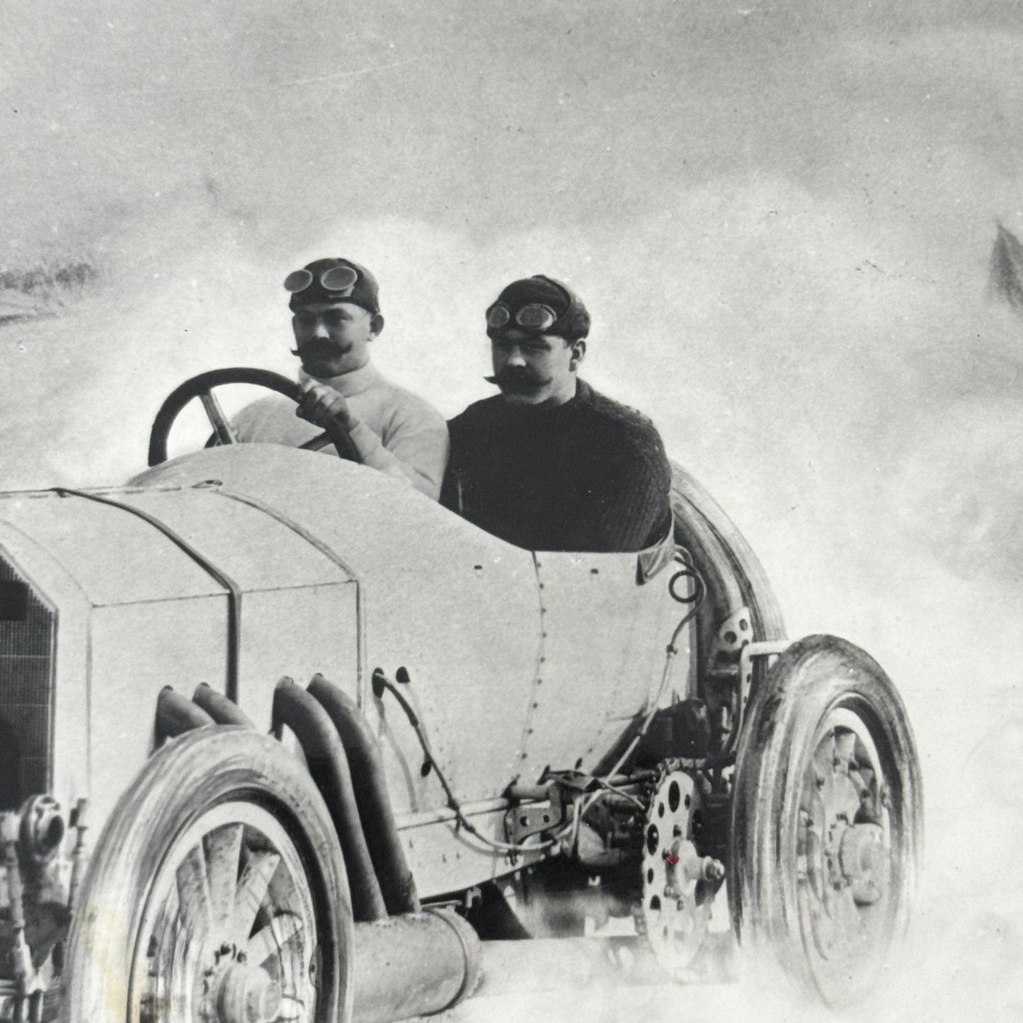 1908 Mercedes Benz Grand Prix Racing Car Photo Photograph Print Vintage