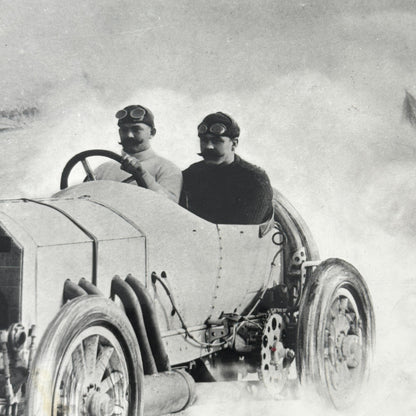 1908 Mercedes Benz Grand Prix Racing Car Photo Photograph Print Vintage