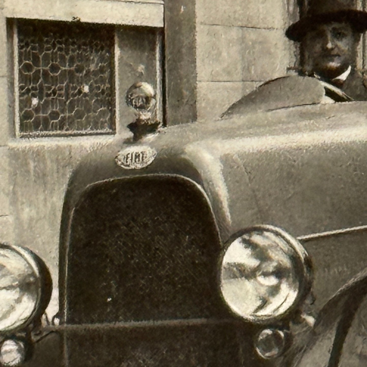 Antique Fiat Automobile Photo Car Photograph Vintage