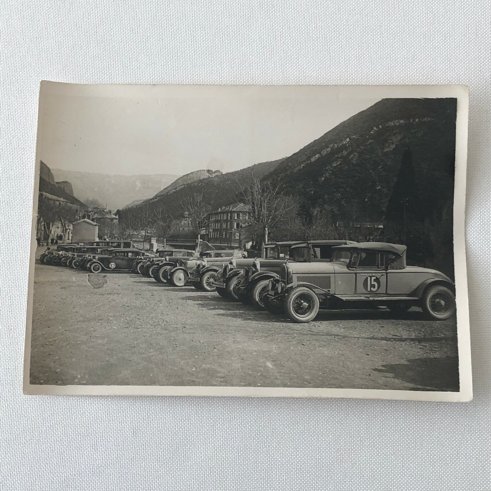 Antique Press Photo Photograph Agence Meurisse Paris Nice Rally Racing Chrysler 