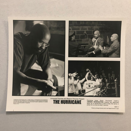 The Hurricane Rubin Carter Boxer Boxing Movie Film Photo Photograph Lot 5x 1999