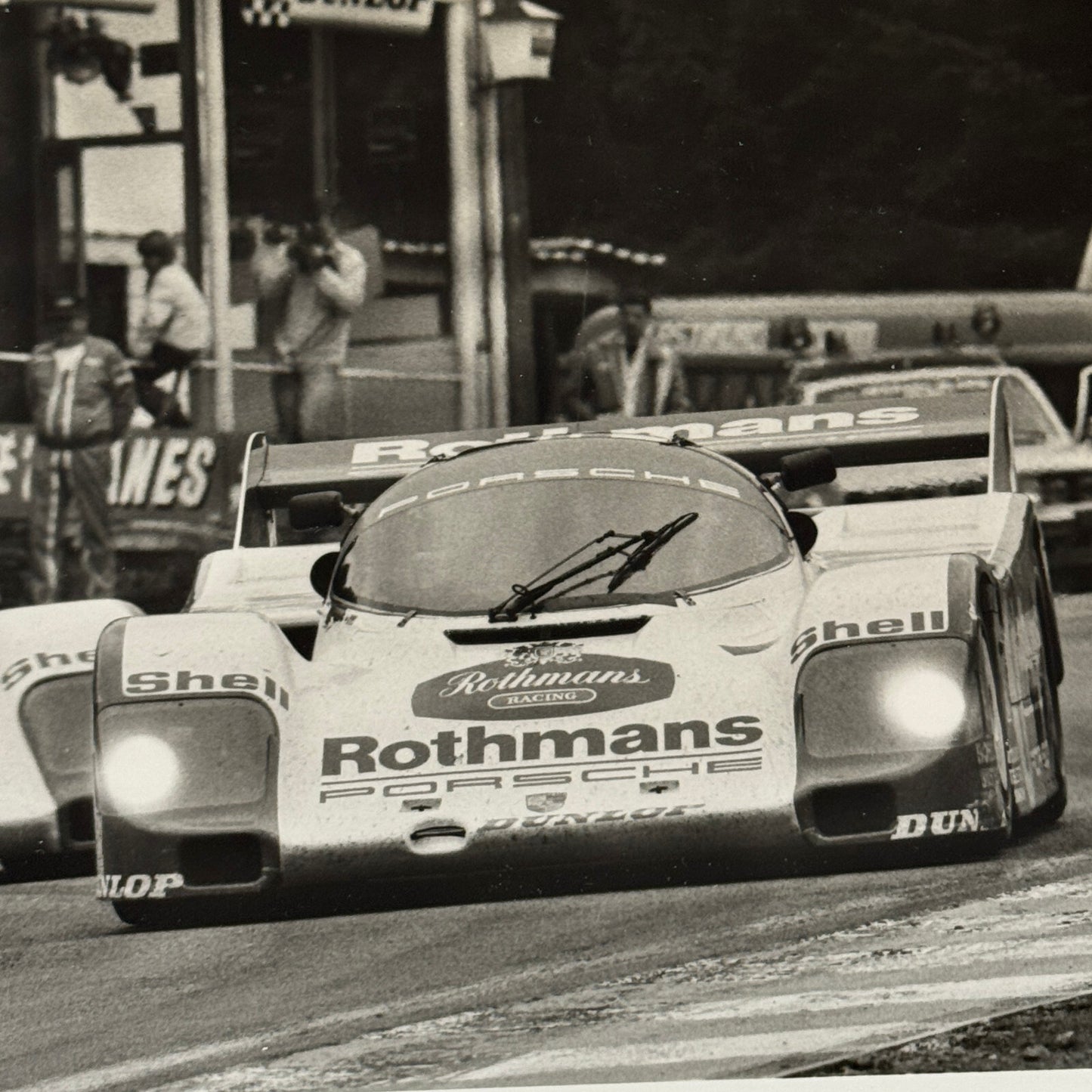 Rothmans Racing Porsche 962 C Car Factory Photo Photograph Print Vintage 962C