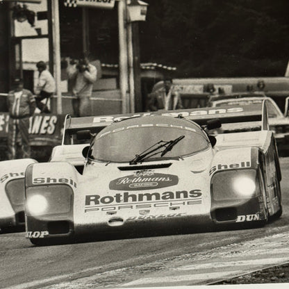 Rothmans Racing Porsche 962 C Car Factory Photo Photograph Print Vintage 962C