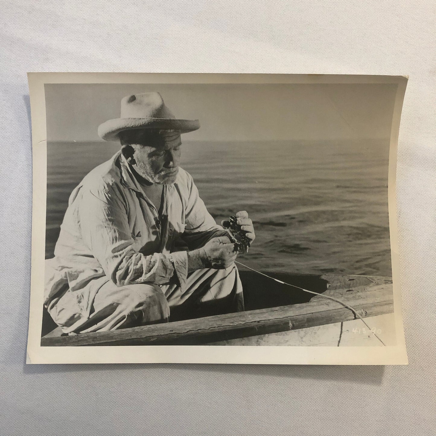 The Old Man and the Sea Movie Film Press Photo Photograph Spency Tracy