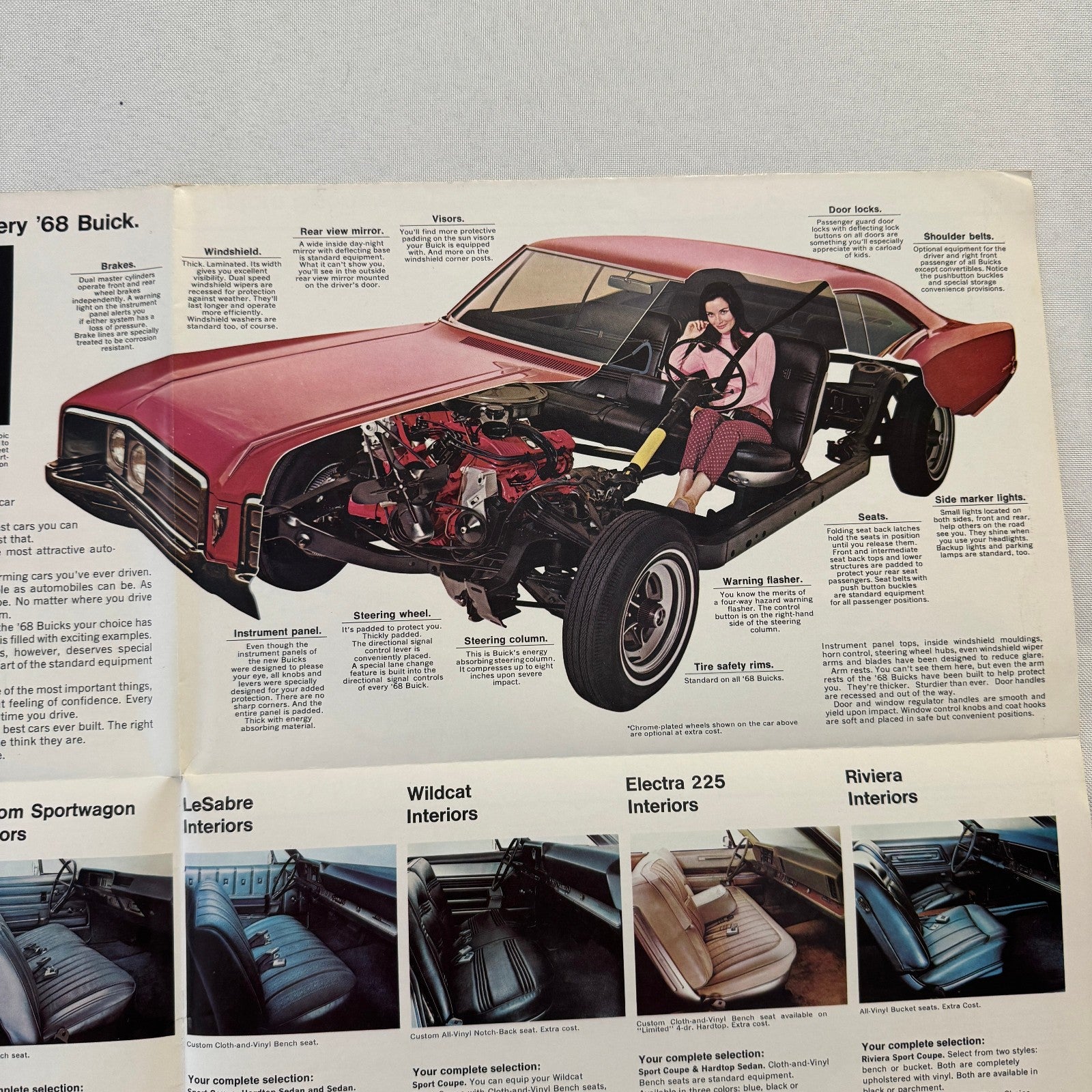 1968 Buick Sales Brochure GS400 GS350 Skylark Wildcat Electra Riviera Catalog