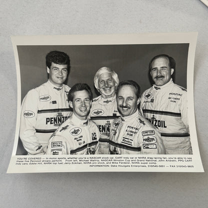 Vintage Pennzoil Racing Press Kit Top Fuel Dragster Pontiac Trans Am