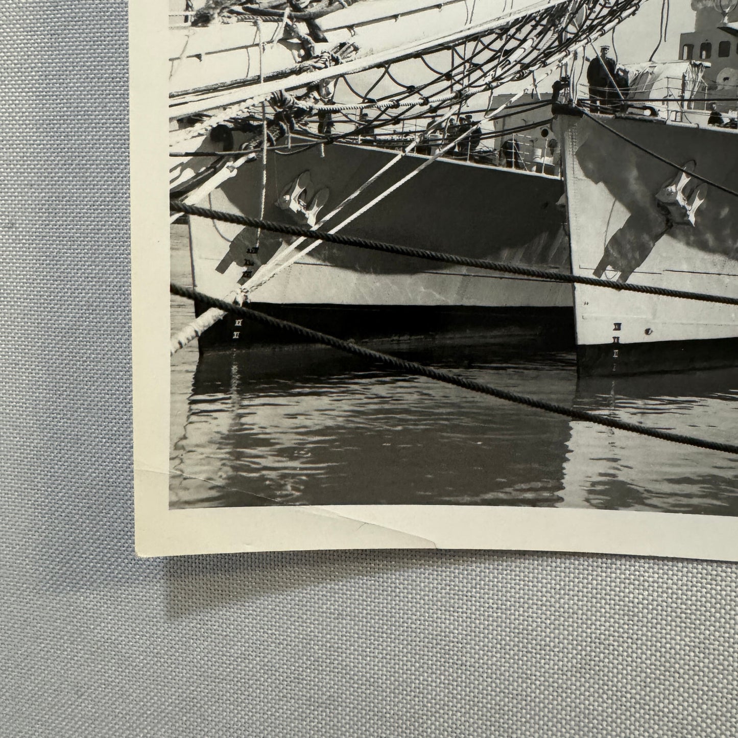 Vintage Military Ship Boat Photo Photograph Royal Canadian Navy