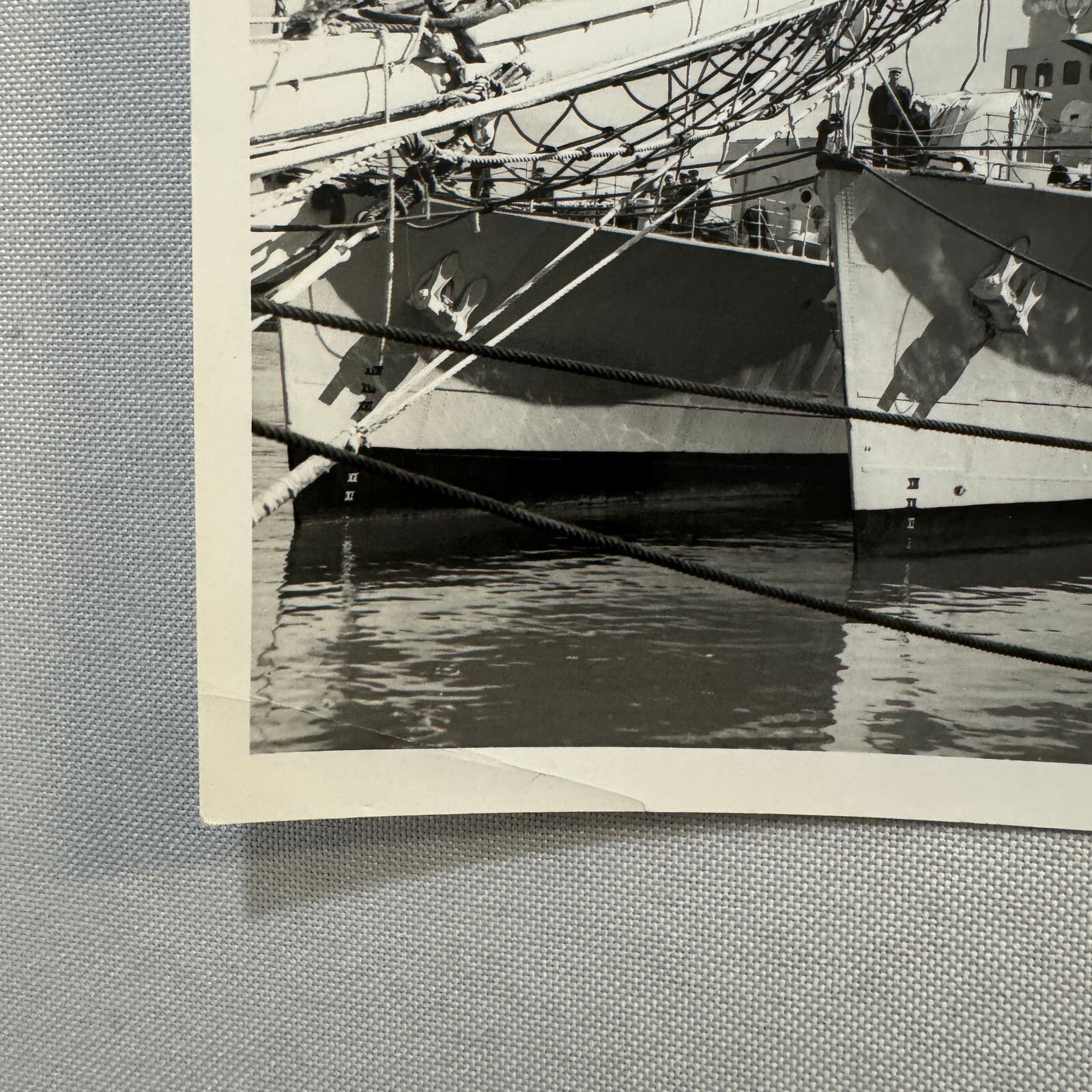 Vintage Military Ship Boat Photo Photograph Royal Canadian Navy