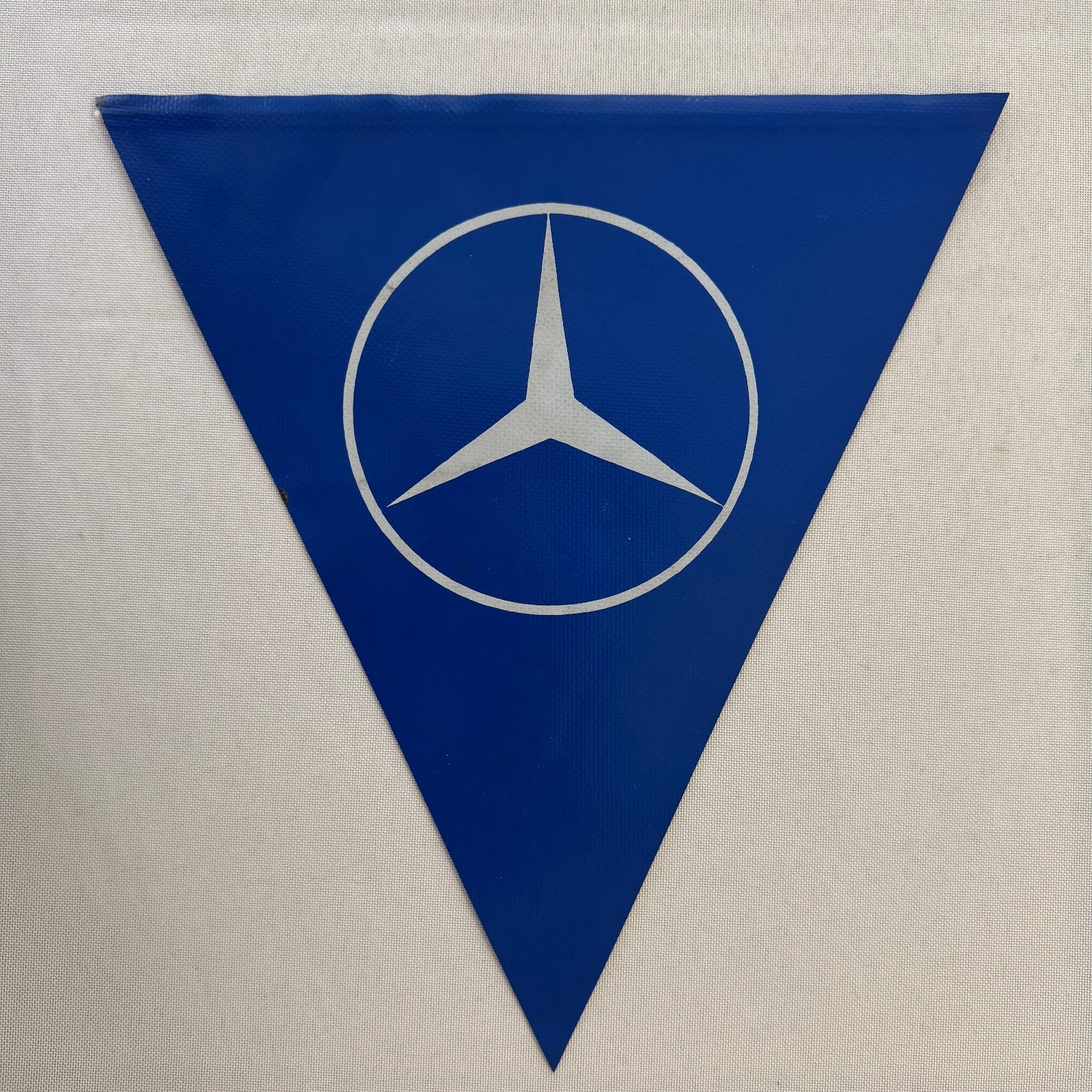Vintage Mercedes Benz Flag Pennant Star Logo