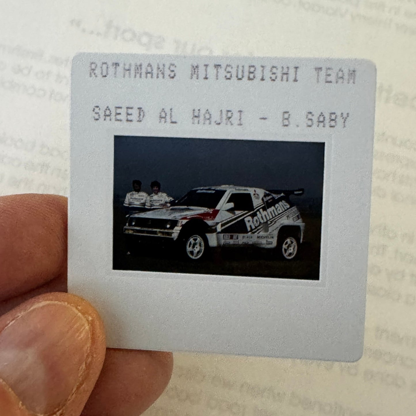 Rothmans Mitsubishi Pajero Rally Rallye Racing Press Kit 1993 Rally of Tunisia