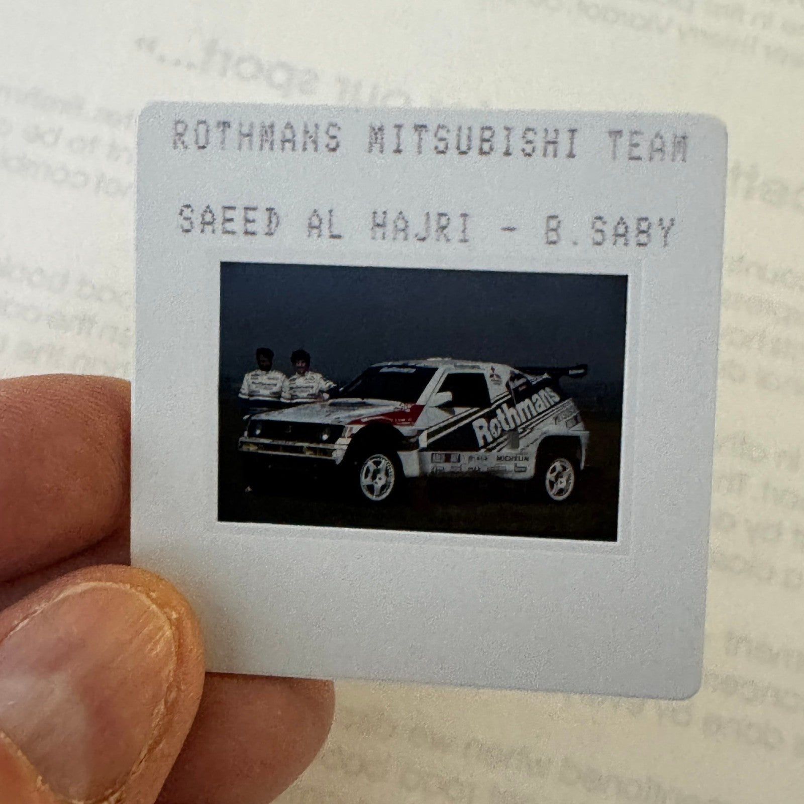Rothmans Mitsubishi Pajero Rally Rallye Racing Press Kit 1993 Rally of Tunisia