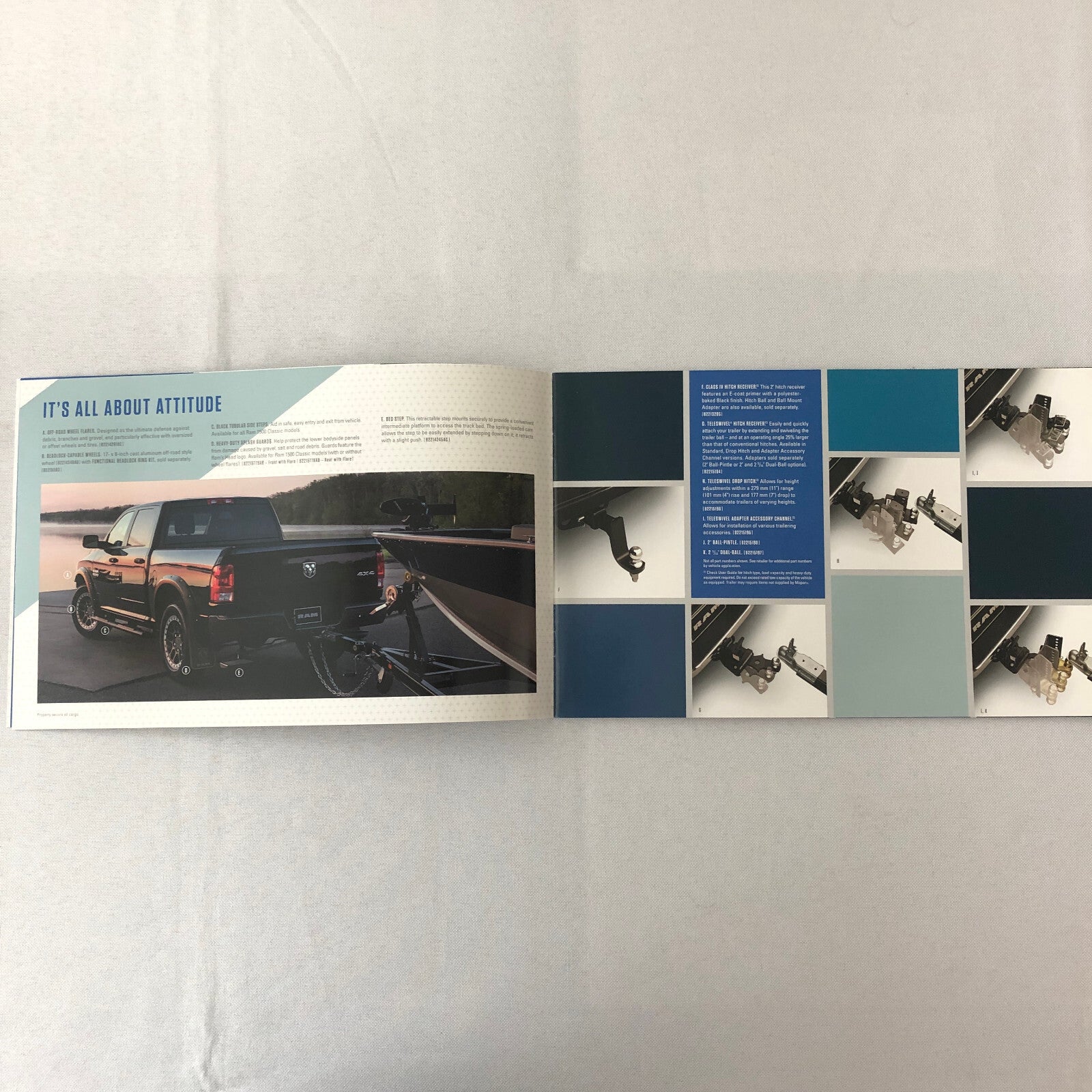 2018 2019 Dodge Ram 1500 Classic Pickup Truck Accessories Sales Brochure Catalog