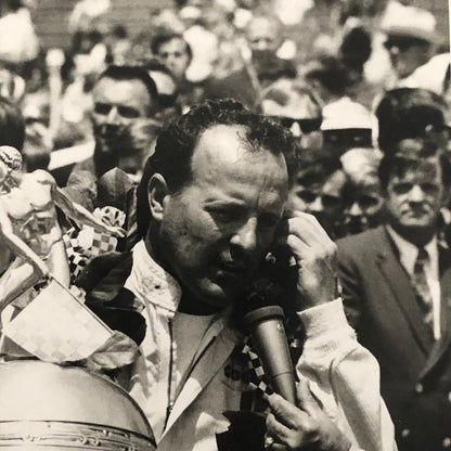 Vintage Indy Indianapolis 500 Racing Photo Photograph AJ Foyt Trophy 1967