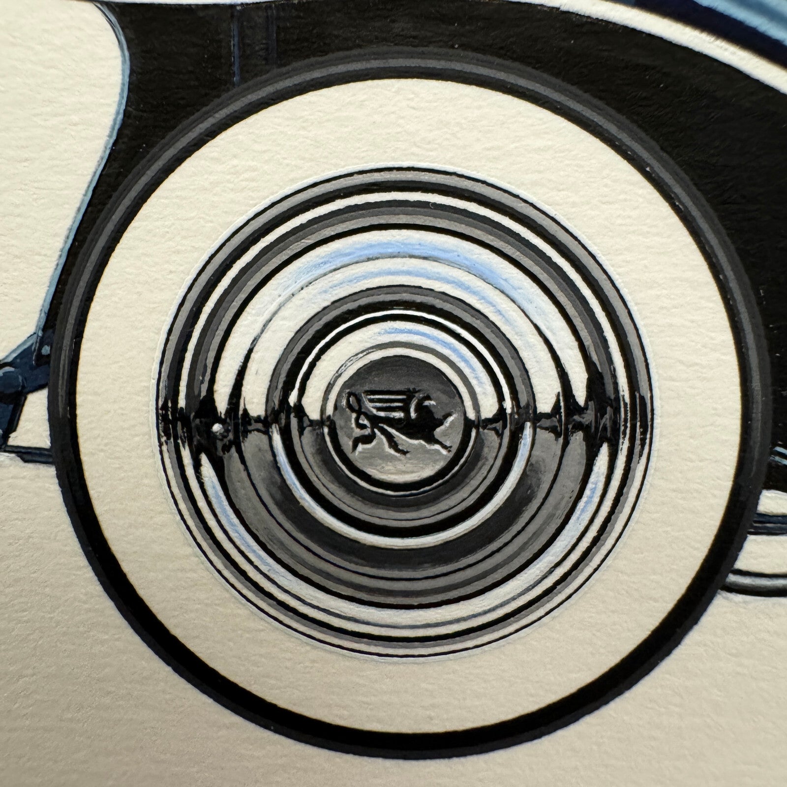 1931 Ruxton Phaeton Car Illustration Art Drawing Hand Drawn Robert Preis