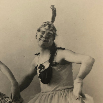 Circus Real Photo Postcard RPPC Clown Performer Comedy Act