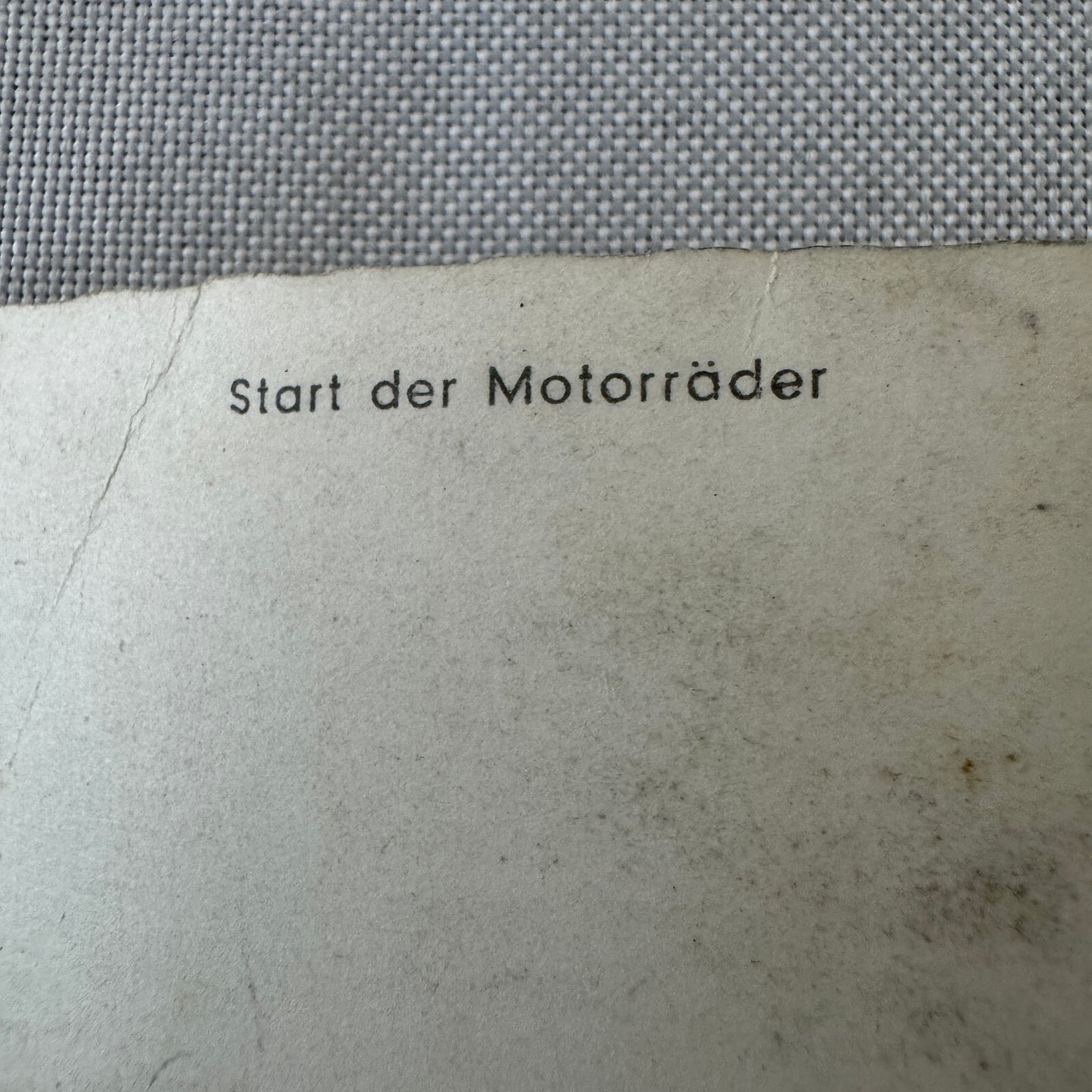 Vintage Nurburgring Racing Circuit Motorcycle Bike Race Postcard Post Card