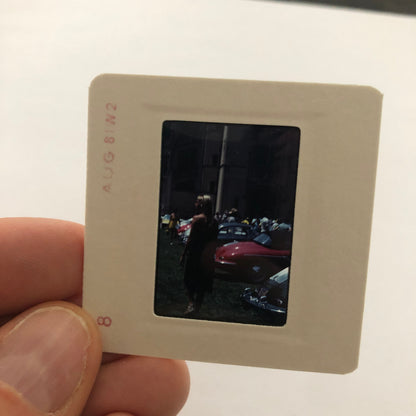 Porsche 356 Car Show 35mm Photo Slide Vintage 1981