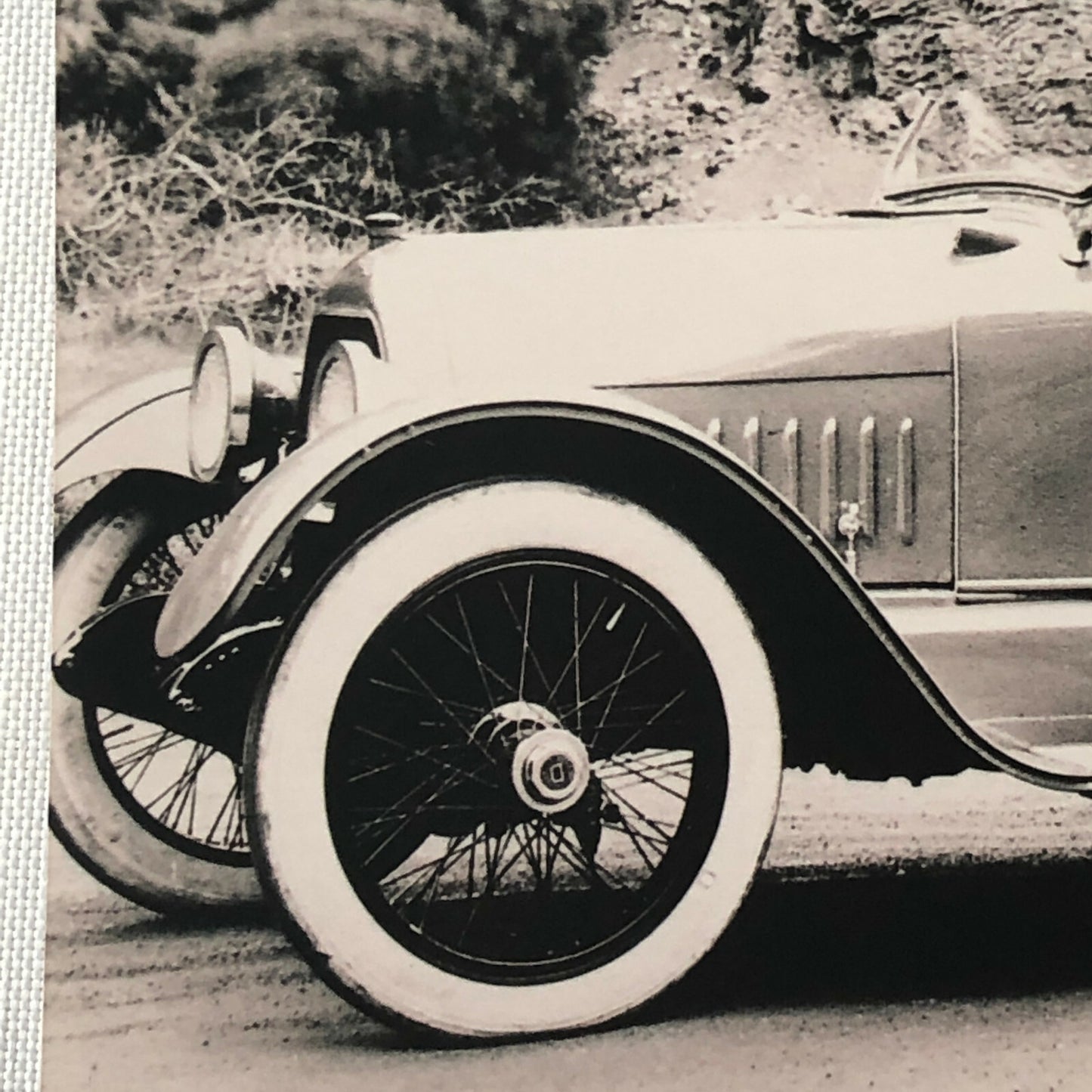 Vintage Car Automobile Driver Photo Photograph - Modern Era Print 