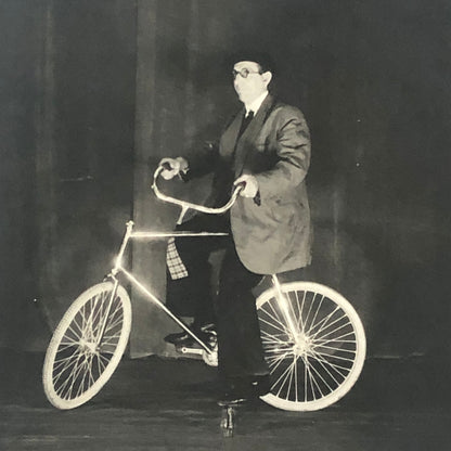 Circus Bicycle Performer Vintage Photo Photograph European Signed ?