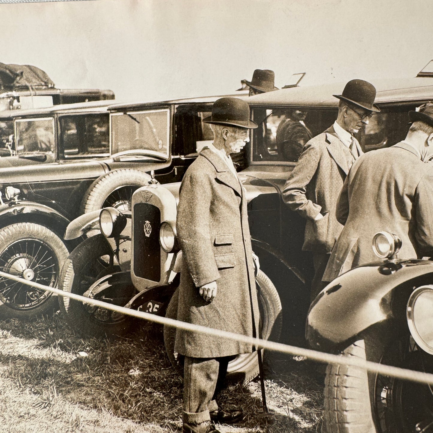 Press Photo Photograph Pegasus Club Car Rally Rallye Lawyers Race Lawyer 1933