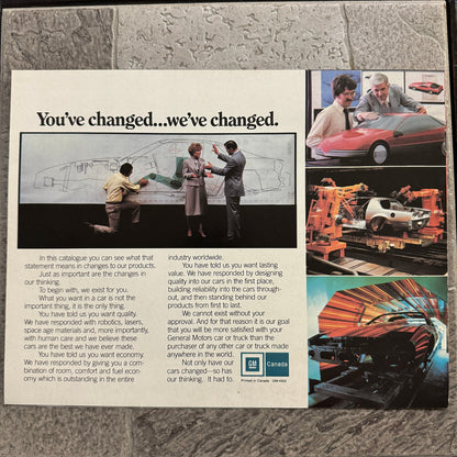 1983 Pontiac 2000 Car Sales Brochure Catalog Convertible Coupe Sedan Hatch Wagon