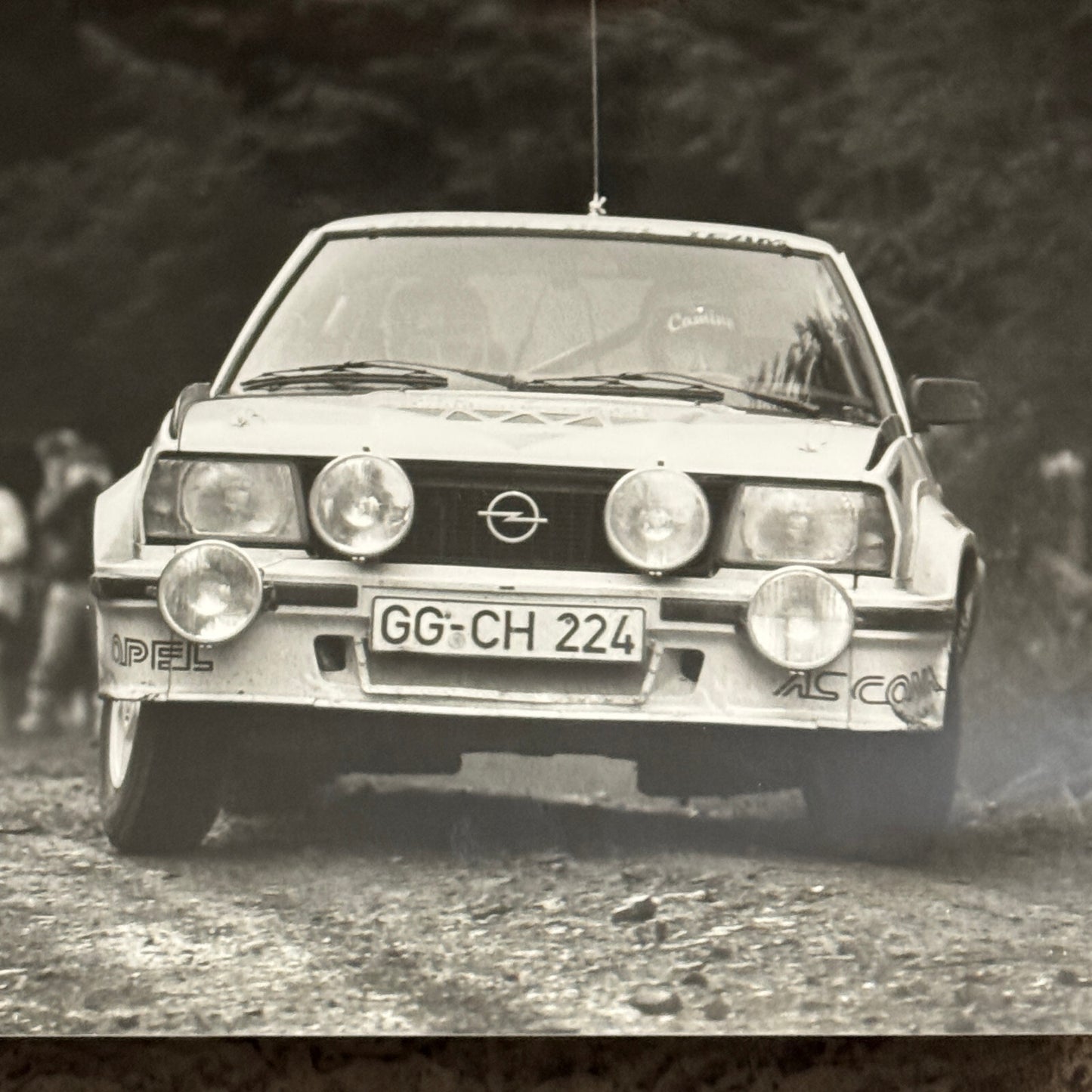 1980 RAC Rally Rallye Car Racing Photo Photograph Opel Vintage Car