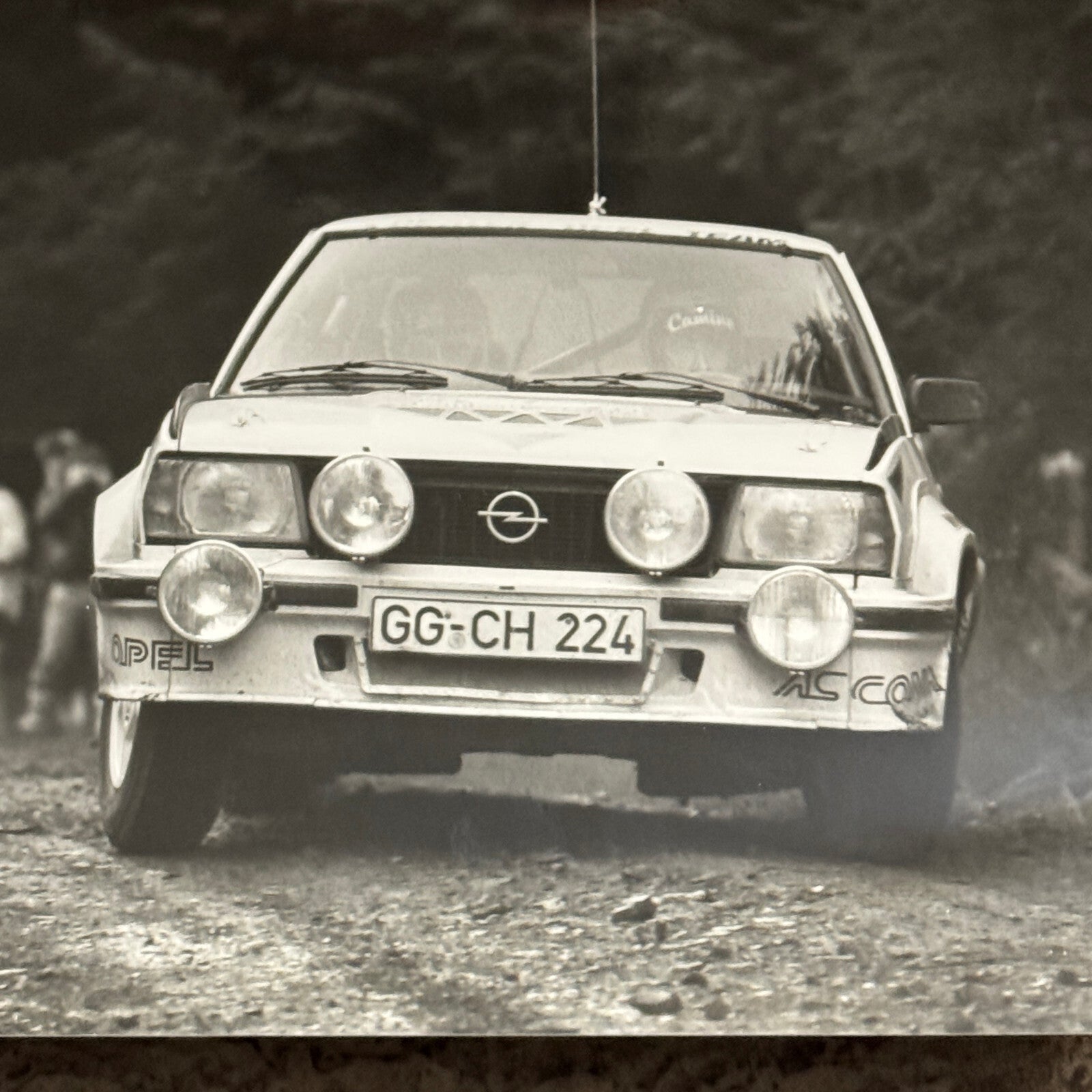 1980 RAC Rally Rallye Car Racing Photo Photograph Opel Vintage Car