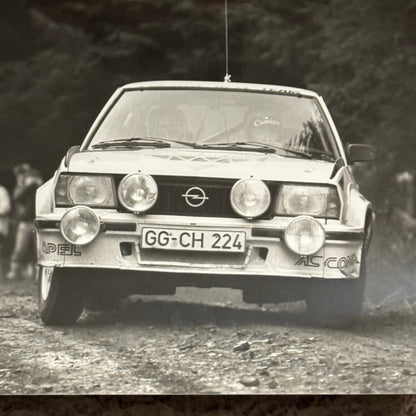 1980 RAC Rally Rallye Car Racing Photo Photograph Opel Vintage Car