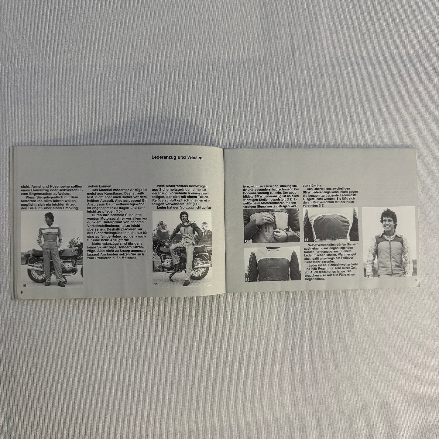 Vintage BMW Motorcycle Brochure Book Practical Driving Theory GERMAN TEXT