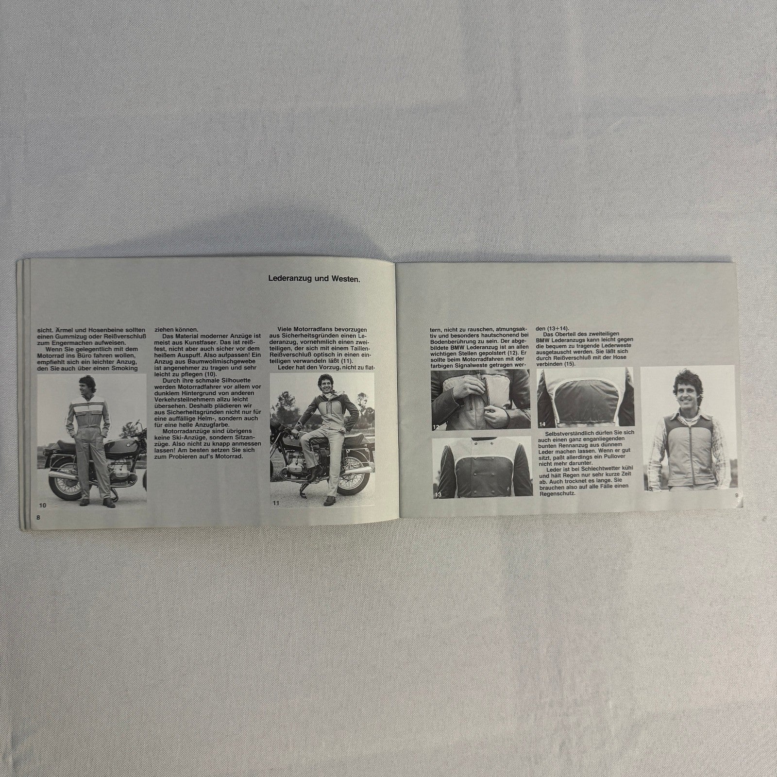 Vintage BMW Motorcycle Brochure Book Practical Driving Theory GERMAN TEXT