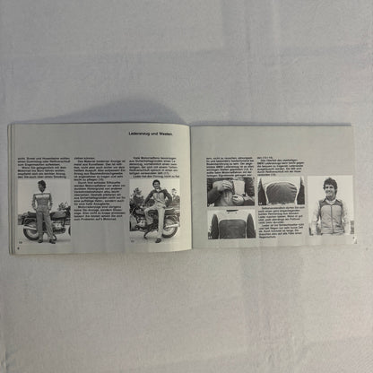 Vintage BMW Motorcycle Brochure Book Practical Driving Theory GERMAN TEXT