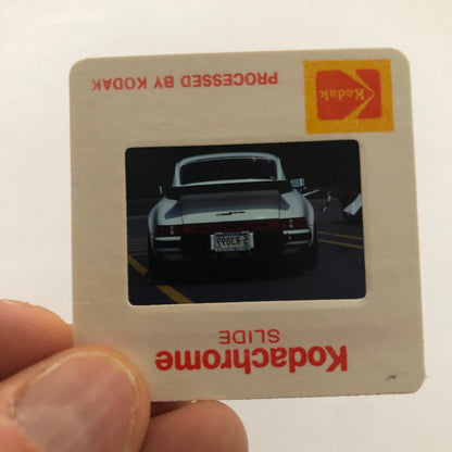 Porsche 911 SC Car Driver 35mm Photo Slide Vintage 1981