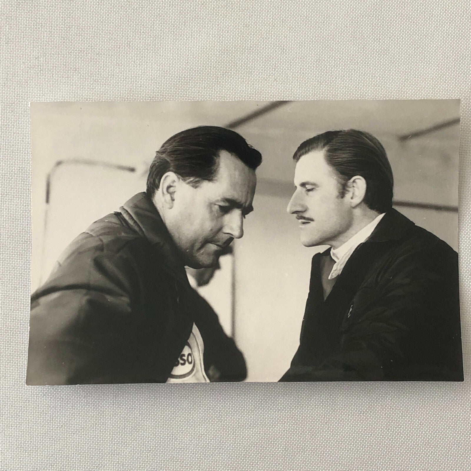 Vintage Jack Brabham and Graham Hill Racing Driver Photo Photograph Print 