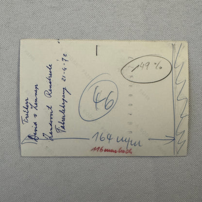 Vintage Photo Photograph 1972 Zandvoort Racing People Porsche ?