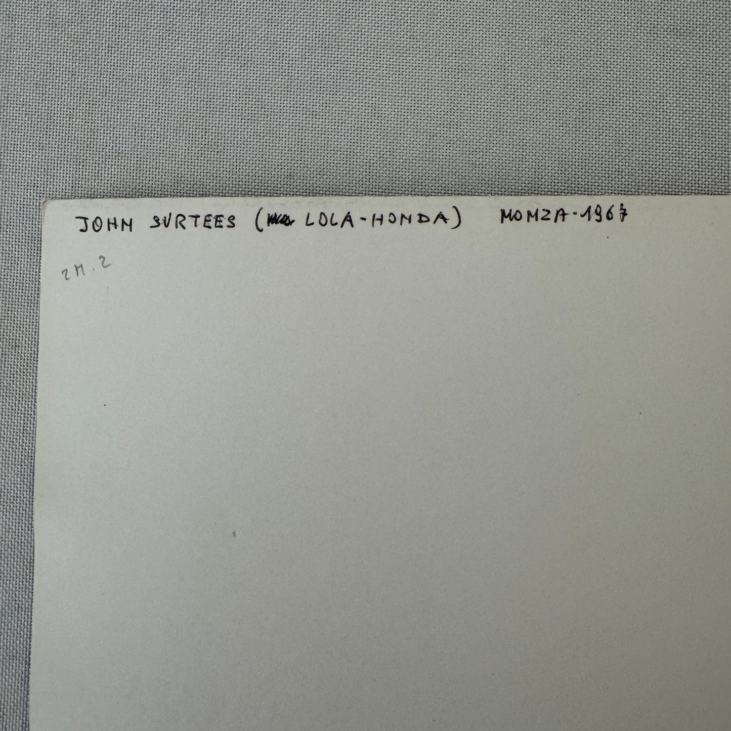 1965 Vintage Racing Photo John Surtees Lola Honda Race Car Photograph