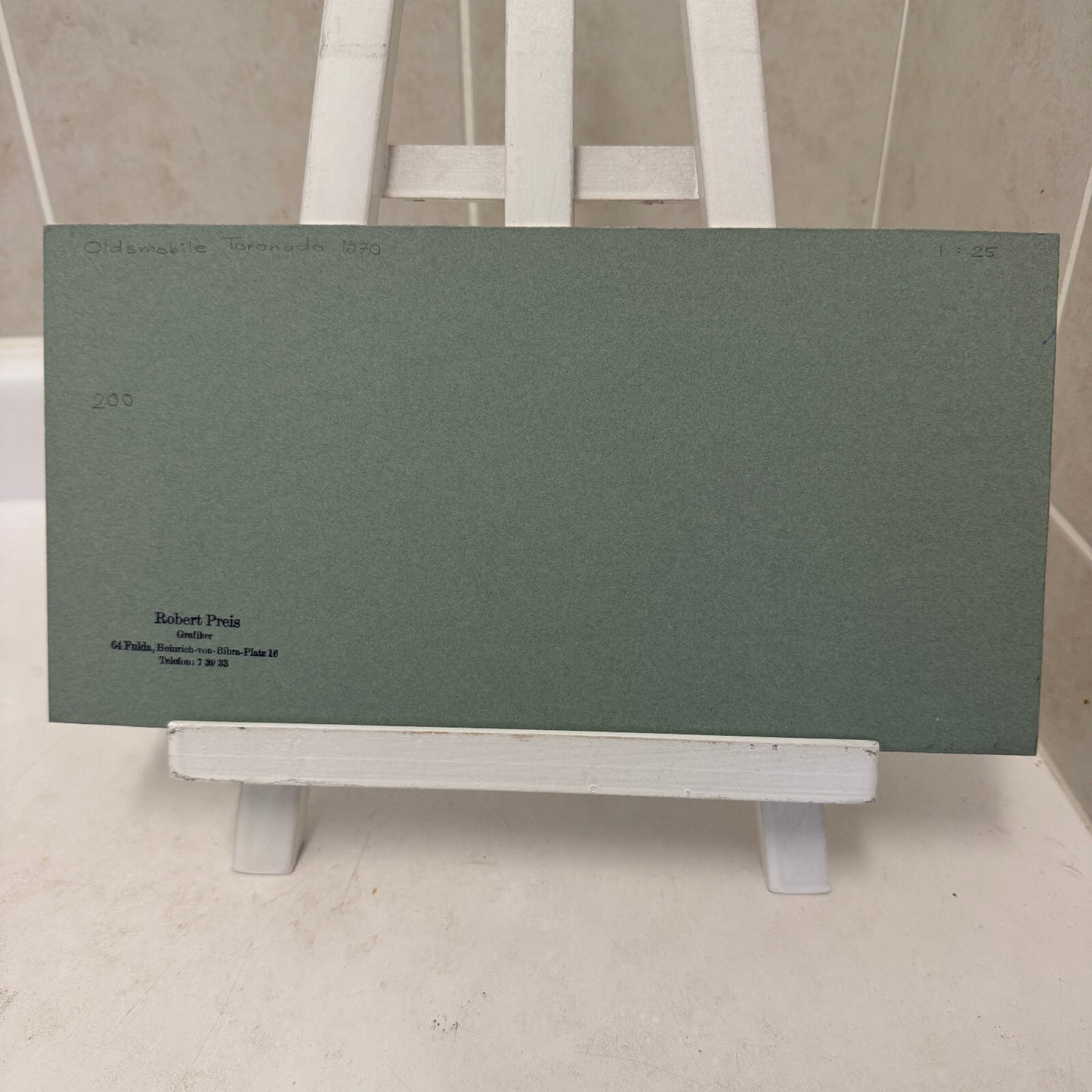 1970 Oldsmobile Toronado Car Illustration Art Drawing Hand Drawn Robert Preis