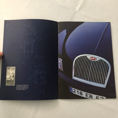 Bugatti EB 218 Concept Car Sales Brochure Catalog Bugatti EB218