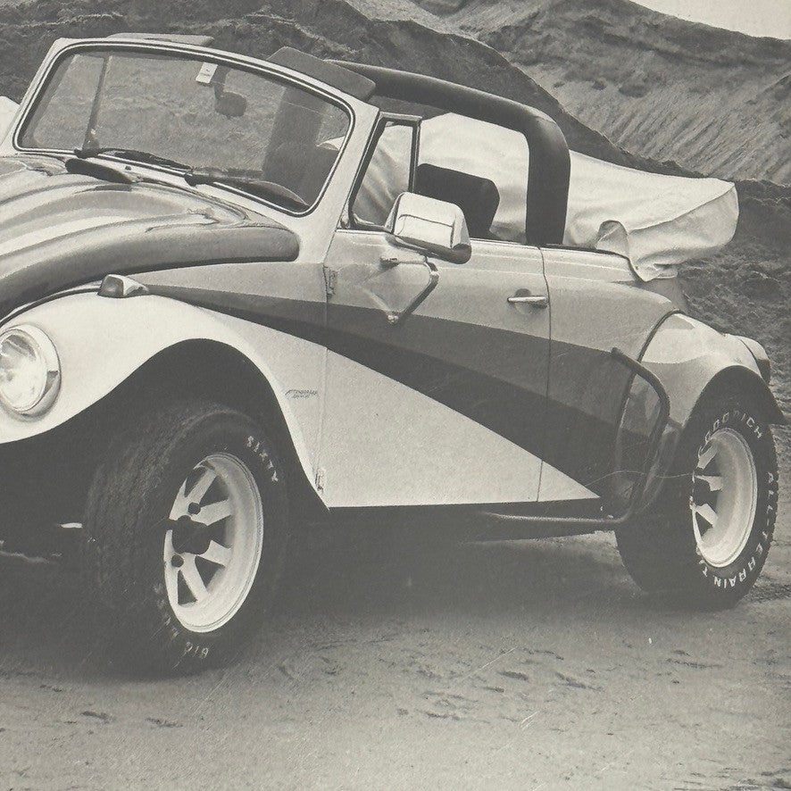 Vintage Volkswagen Beetle Custom Convetible Beach Dune Buggy Photo Photograph