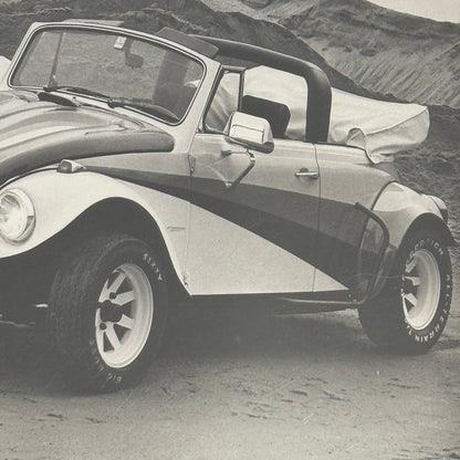 Vintage Volkswagen Beetle Custom Convetible Beach Dune Buggy Photo Photograph