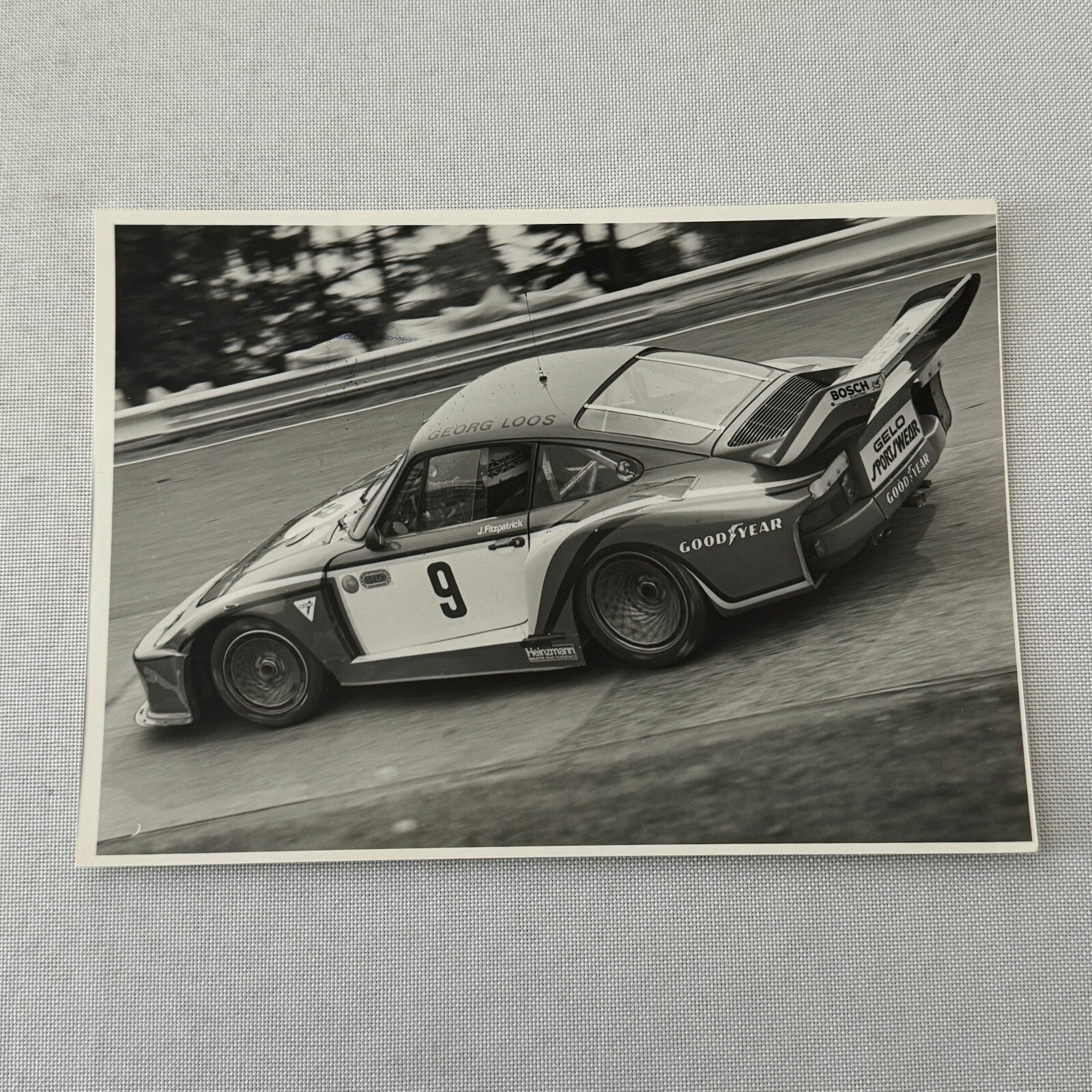 Porsche 935 1000 KM Nurburgring 1979 Racing Photo Photograph John Fitzpatrick