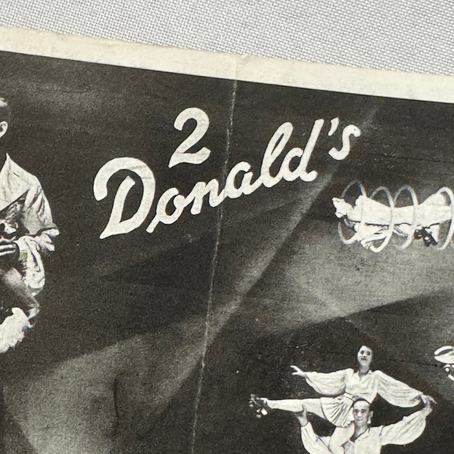 Circus Rollerskating Roller Skate Circus Act Flyer Advertising 2 Donalds