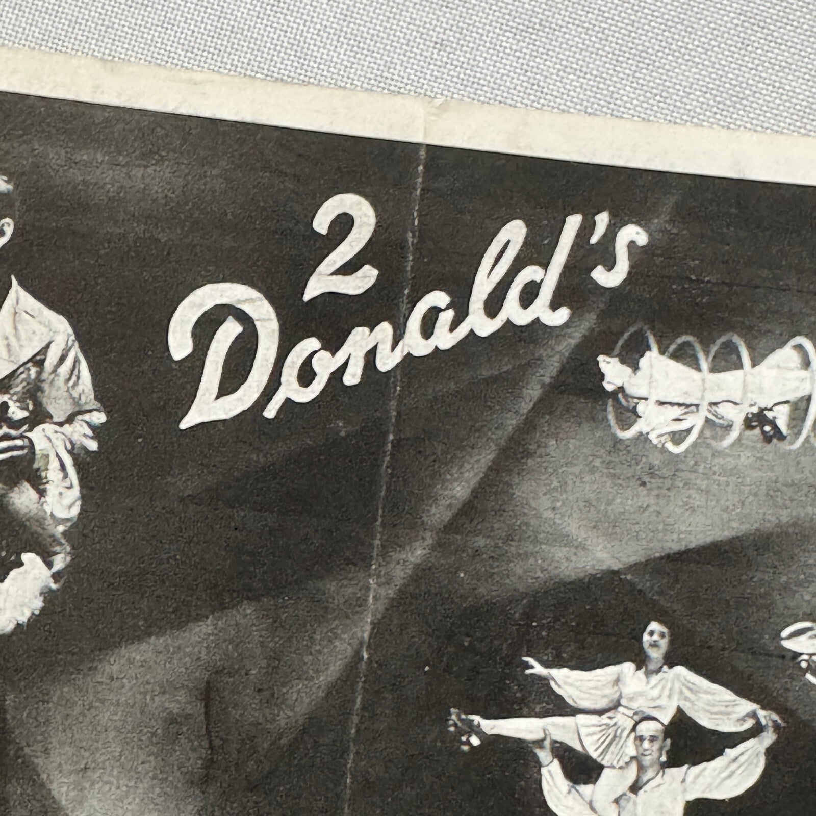 Circus Rollerskating Roller Skate Circus Act Flyer Advertising 2 Donalds