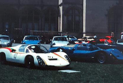 Porsche Car Show 35mm Photo Slide Vintage 1981 Racing and Road Cars