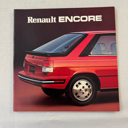 1984 Renault Encore Car Sales Brochure Catalog Advertising S GS LS