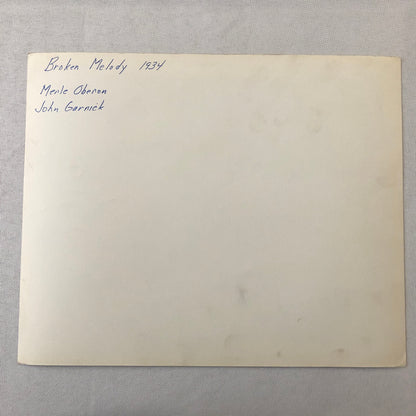 Merle Oberon John Garnick Broken Melody Movie Still Photo Photograph Print