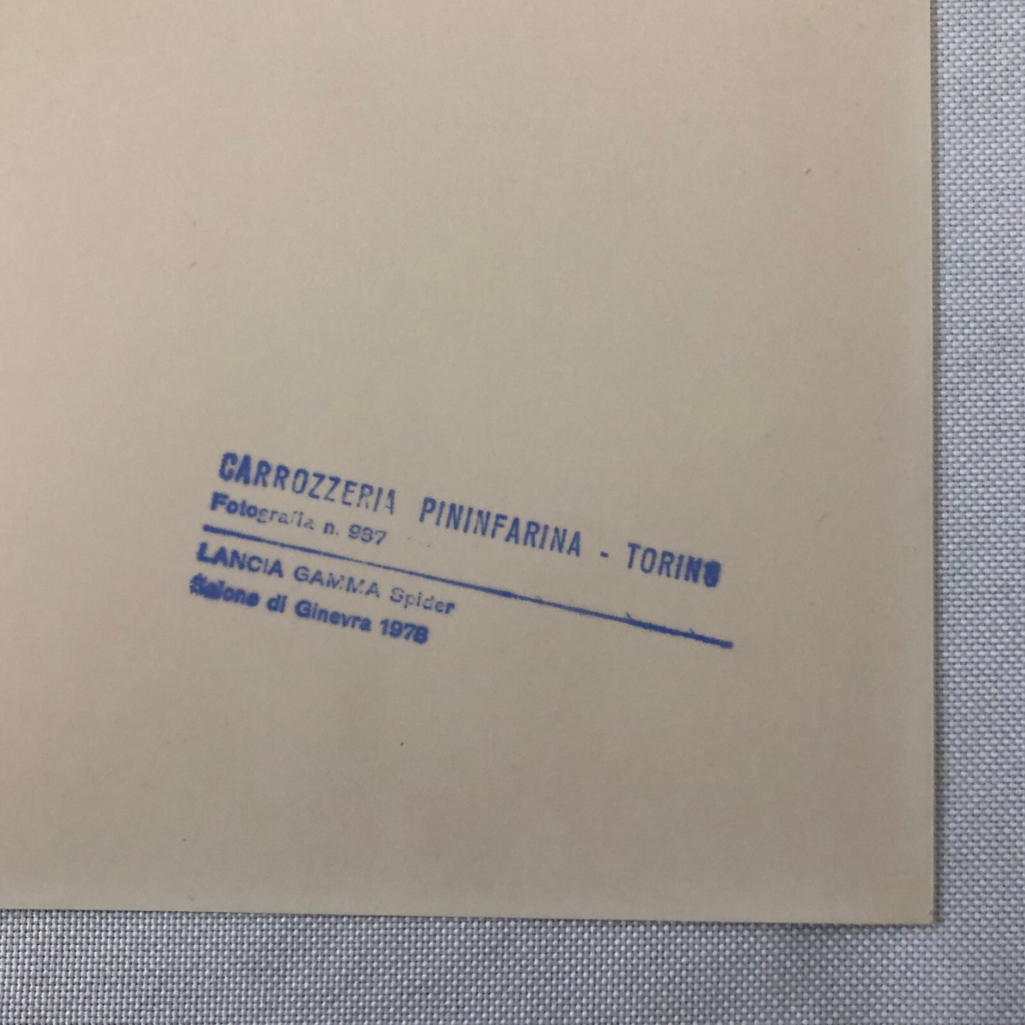 1978 Pininfarina Design Press Kit Photos Lancia Gamma Ferrari 308 400 504 +