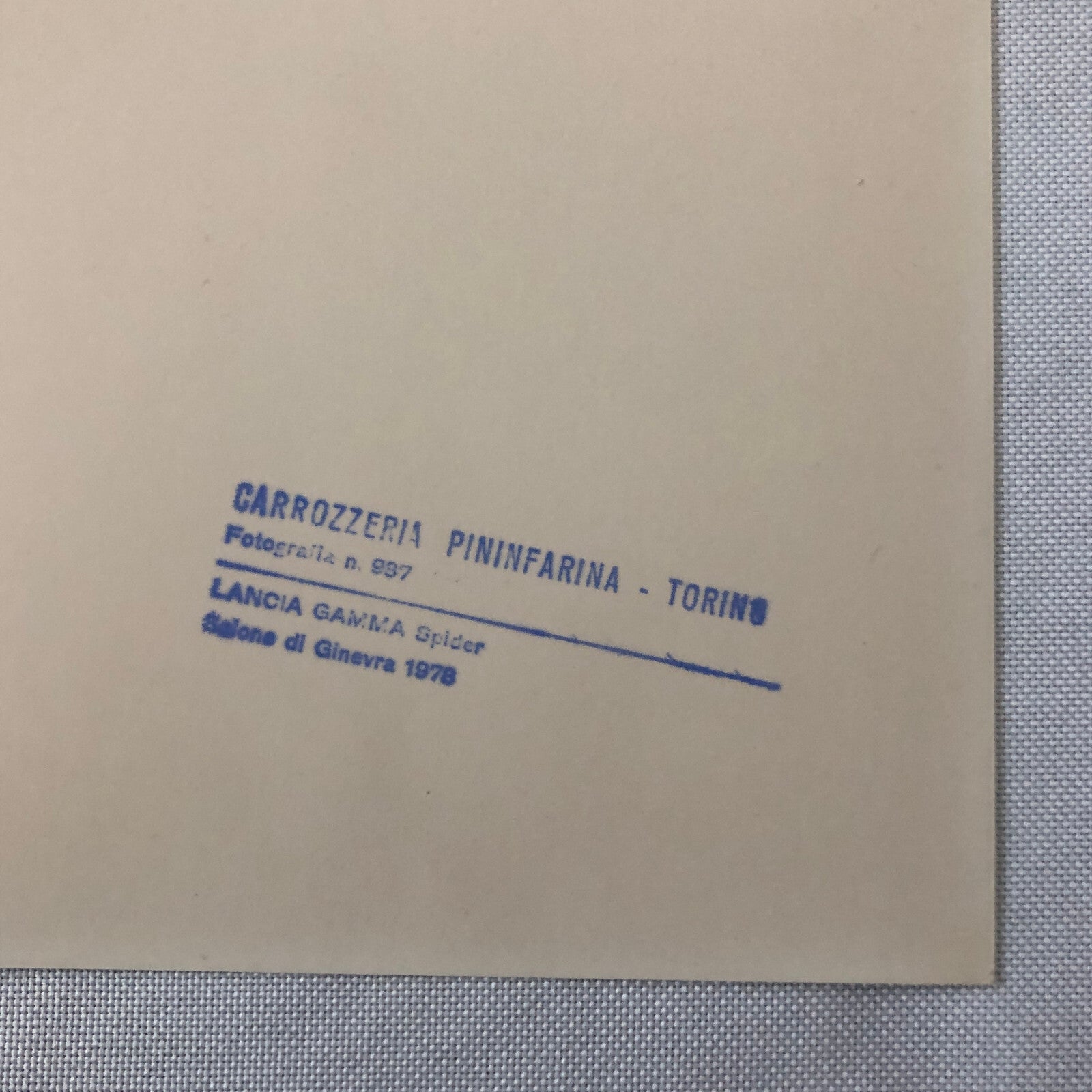 1978 Pininfarina Design Press Kit Photos Lancia Gamma Ferrari 308 400 504 +