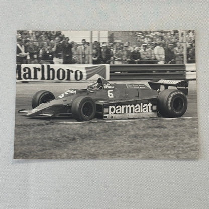 Nelson Piquet Alfa Romeo Brabham Vintage Grand Prix Racing Photo Photograph