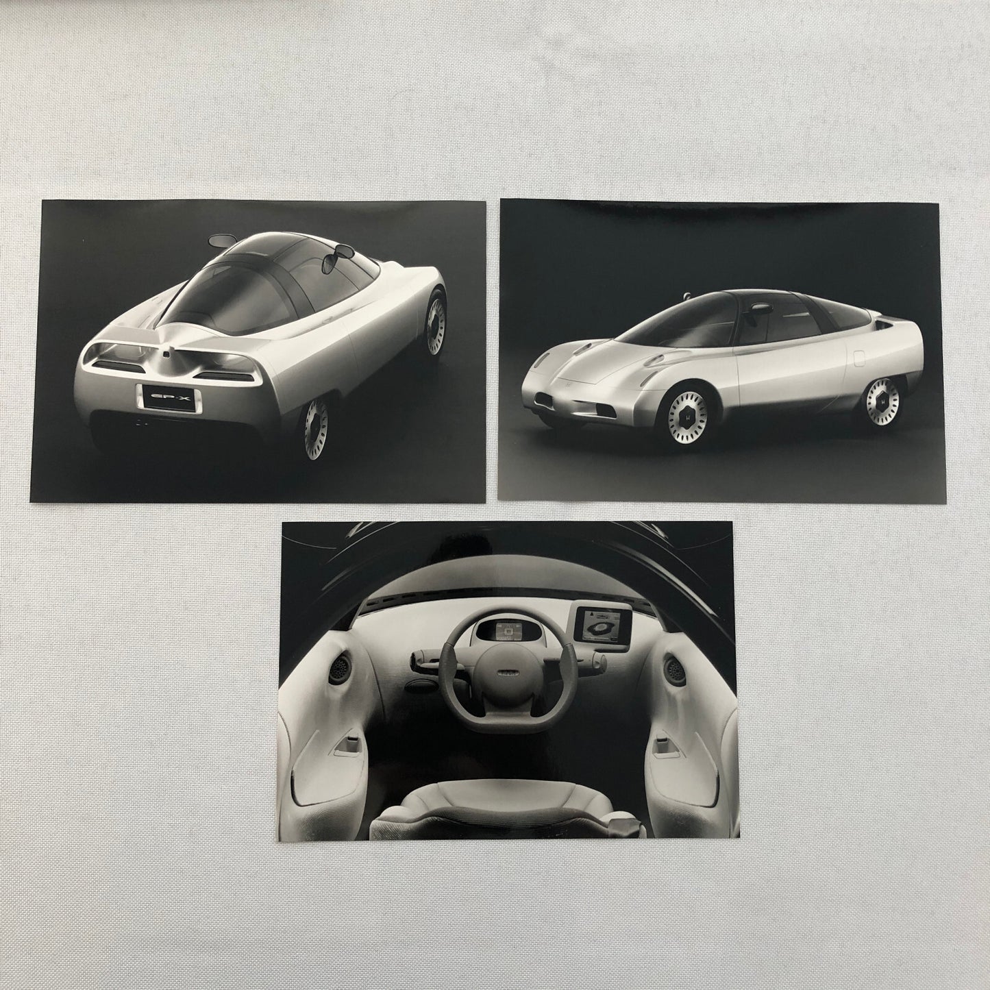 Honda EP-X and FS-X Concept Car Prototype Press Kit GERMAN Text 1992 Photos