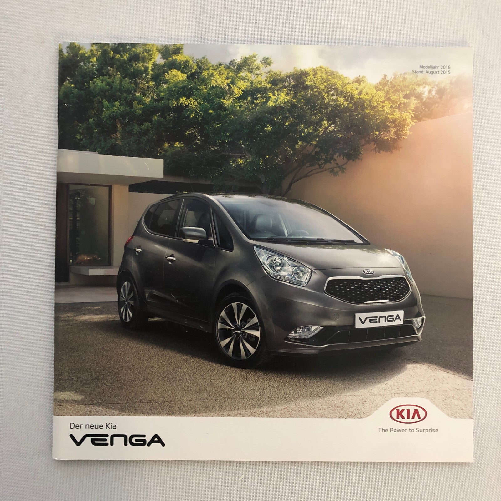 Kia Venga Car Sales Brochure Catalog with Price List GERMAN Market